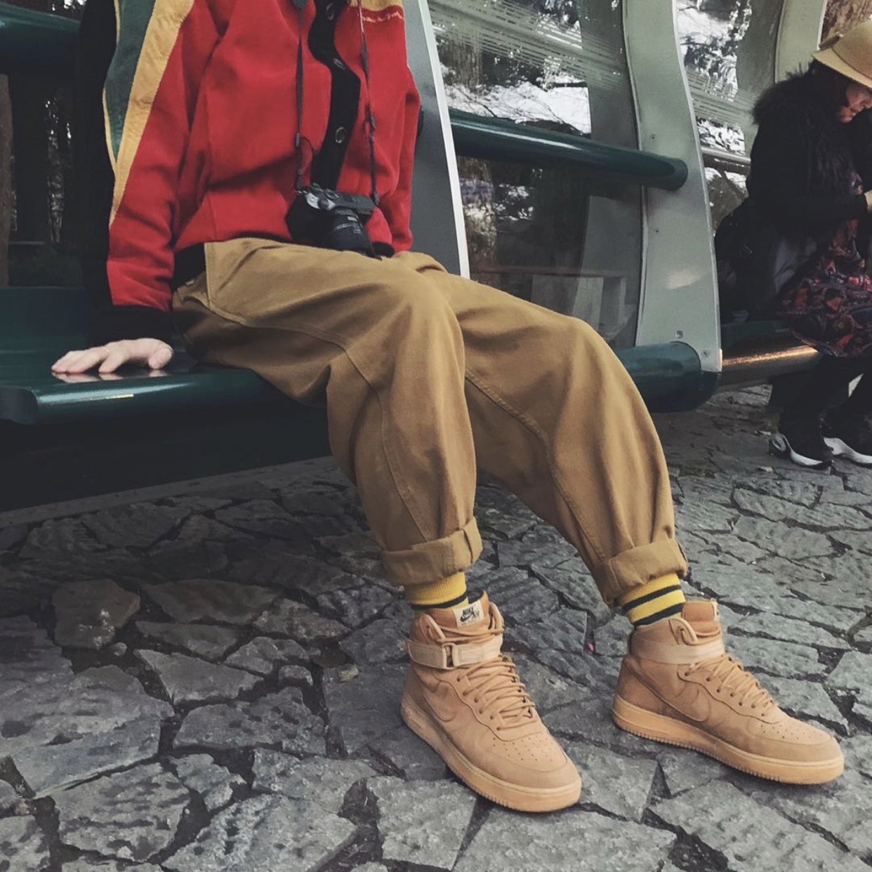 nikeairforceaf1空军一号小麦色男女低帮高帮板鞋cj9178200