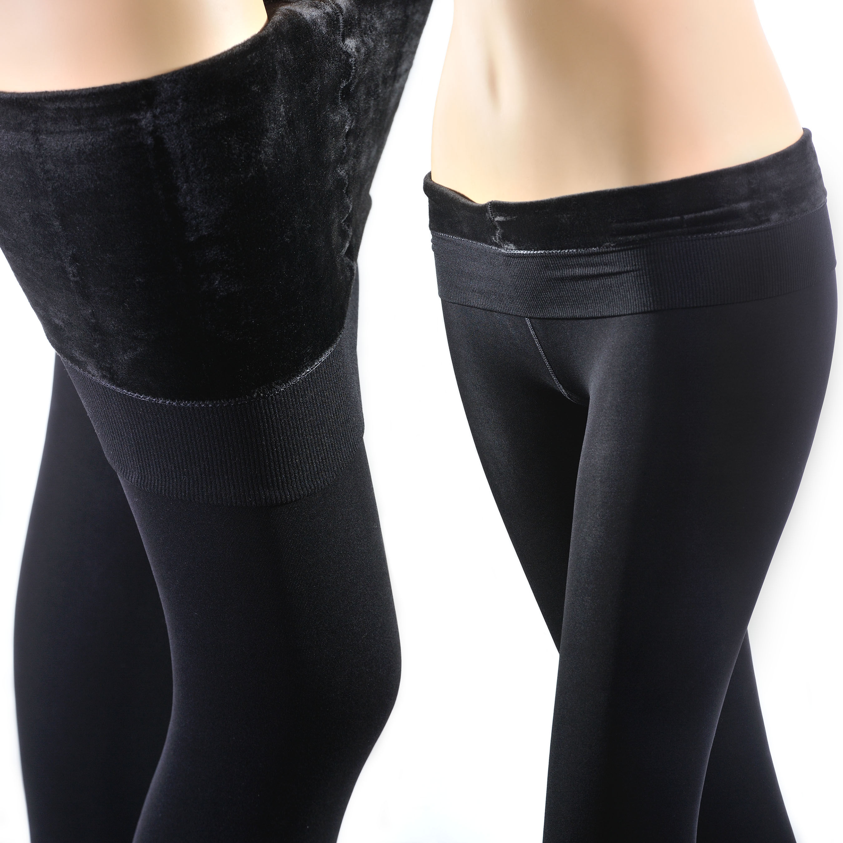 防起球黑色加绒加厚打底袜裤保暖丝袜女秋冬季踩脚连裤袜子打底裤