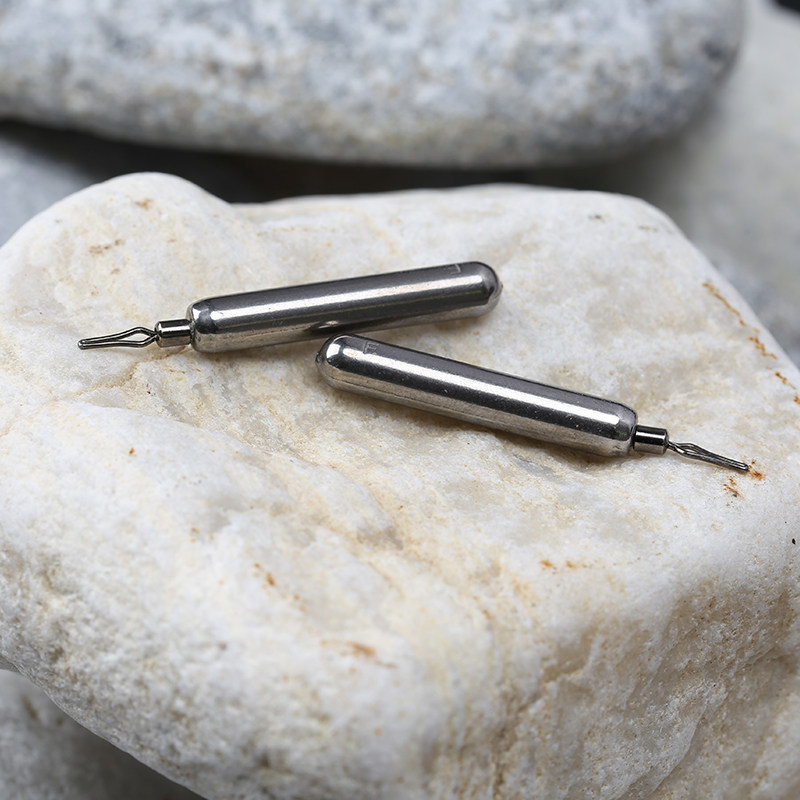 钨钢钓之屋长条条形坠倒钓铅高比重路亚竞技渔具铅坠