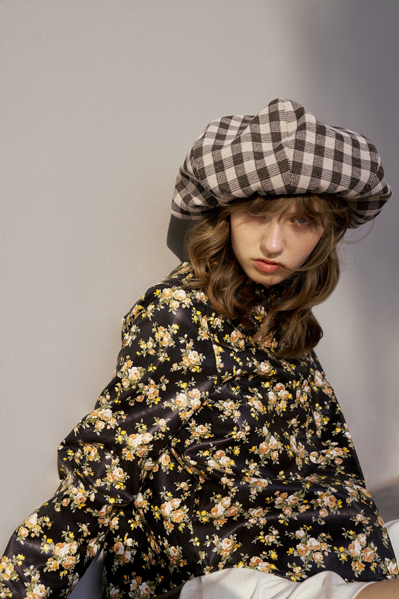 mornislelabellesaison系列独立设计复古夸张张大帽子