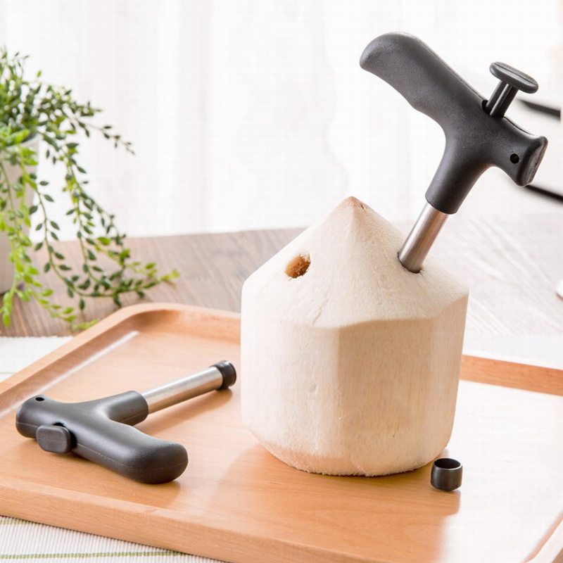 淘乐士开椰器开椰子器椰子刀椰子开壳工具 椰青椰子开孔器开口器