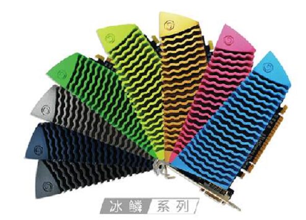 拆机影驰gt710战将冰鳞1g2gd364bpcie显卡