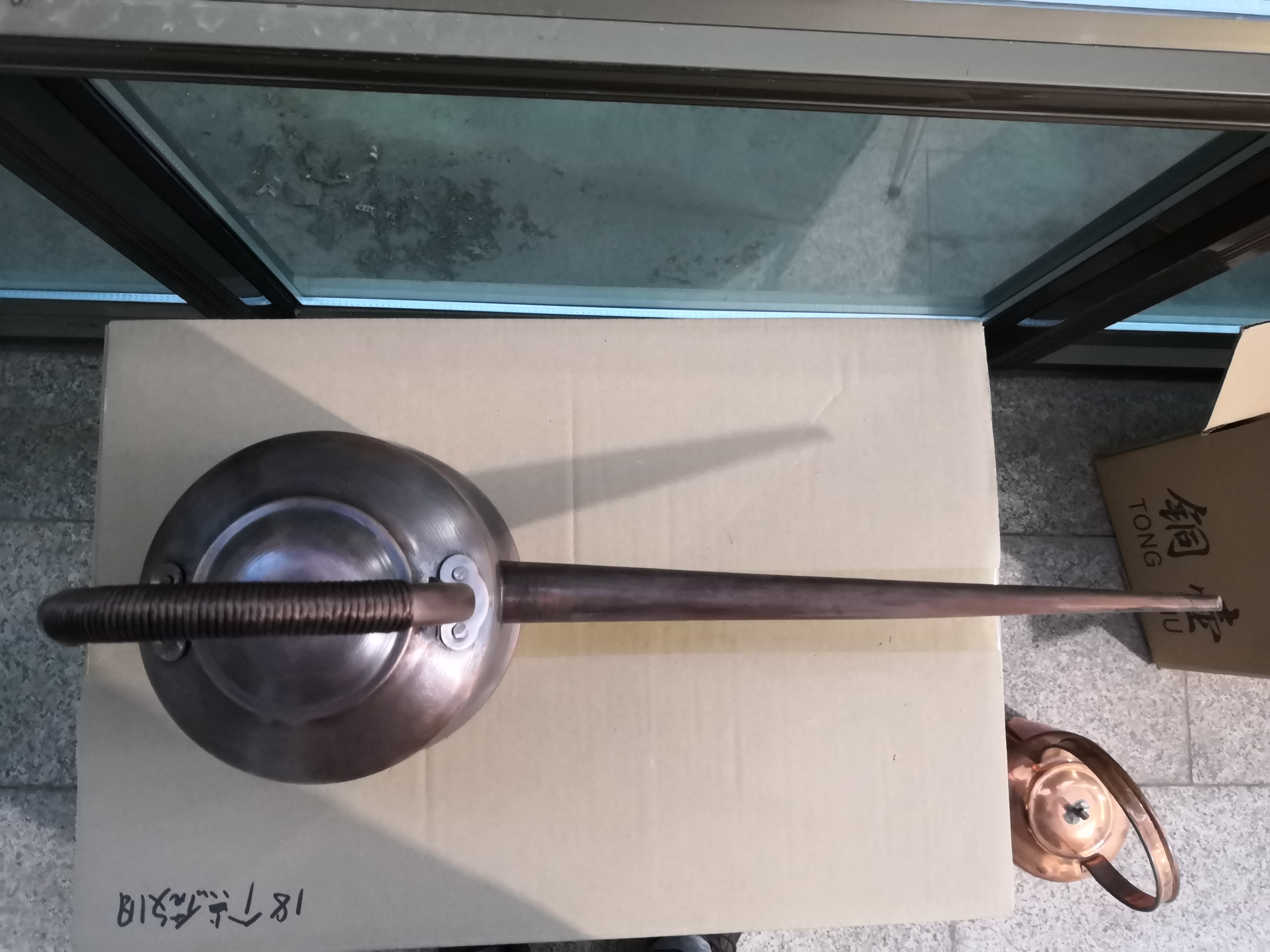 长嘴铜壶壶加汤壶手工紫铜黄铜复古道具功夫茶茶壶