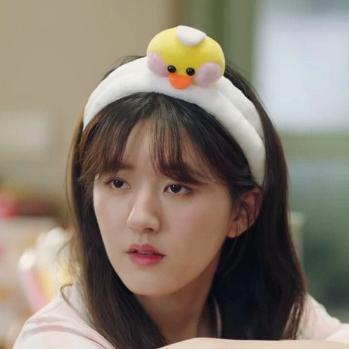 一不小心捡到爱赵露思顾安心同小鸭子发带可爱少女发饰