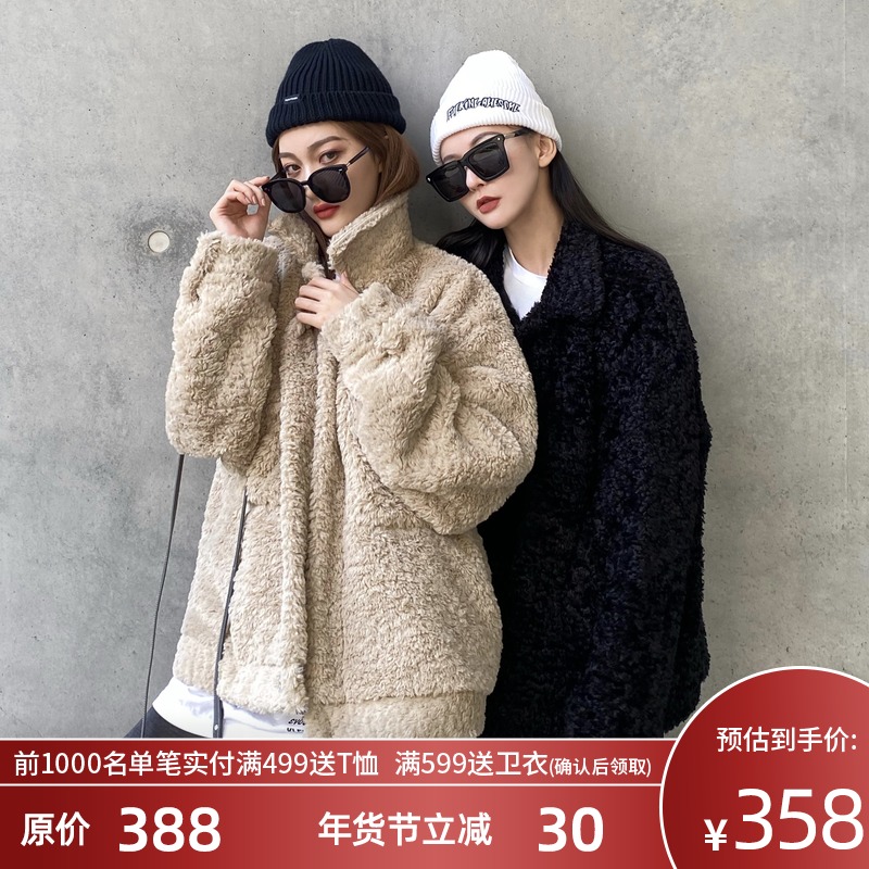 【刘真同款】CLIMAX VISION土耳其羊卷毛厚款保暖外套夹克羊羔毛