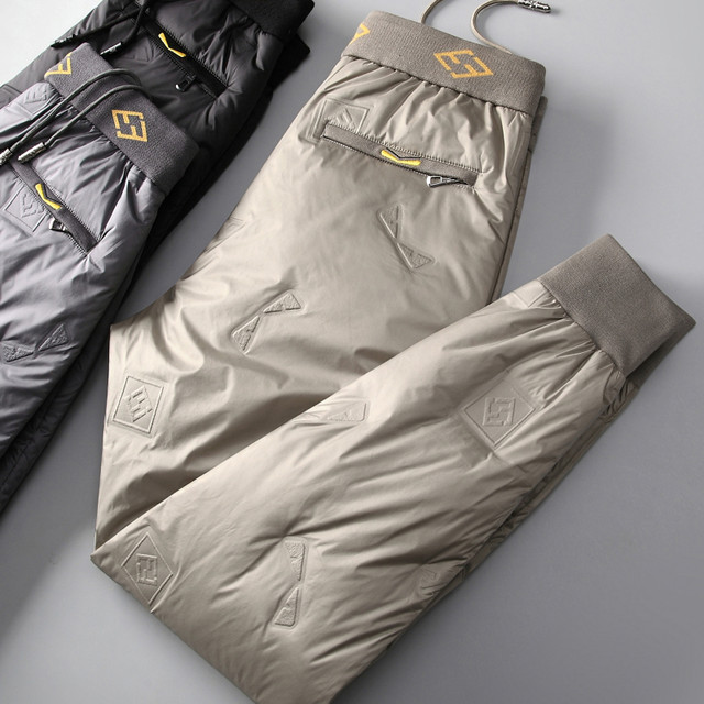 Winter outdoor pressure glue waterproof men and women couple thick warm white goose velvet small foot sports casual wear down jump Winter outdoor pressure glue waterproof men and women couple thick warm white goose velvet small foot sports casual wear down jump
