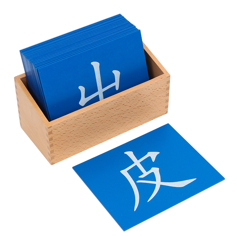 虎天天蒙氏正品蒙特梭利语文教具中文汉字笔画早教教具