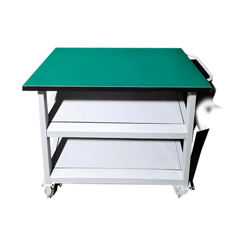 带轮可移动工作台防静电推车操作台车间隔板万向轮桌工作台