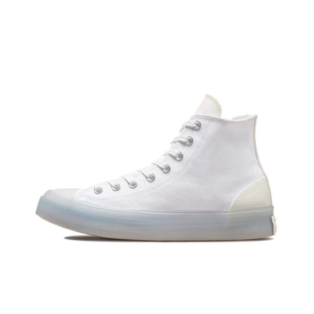 converse匡威allstarcx纯白色果冻底高帮帆布鞋帆布鞋