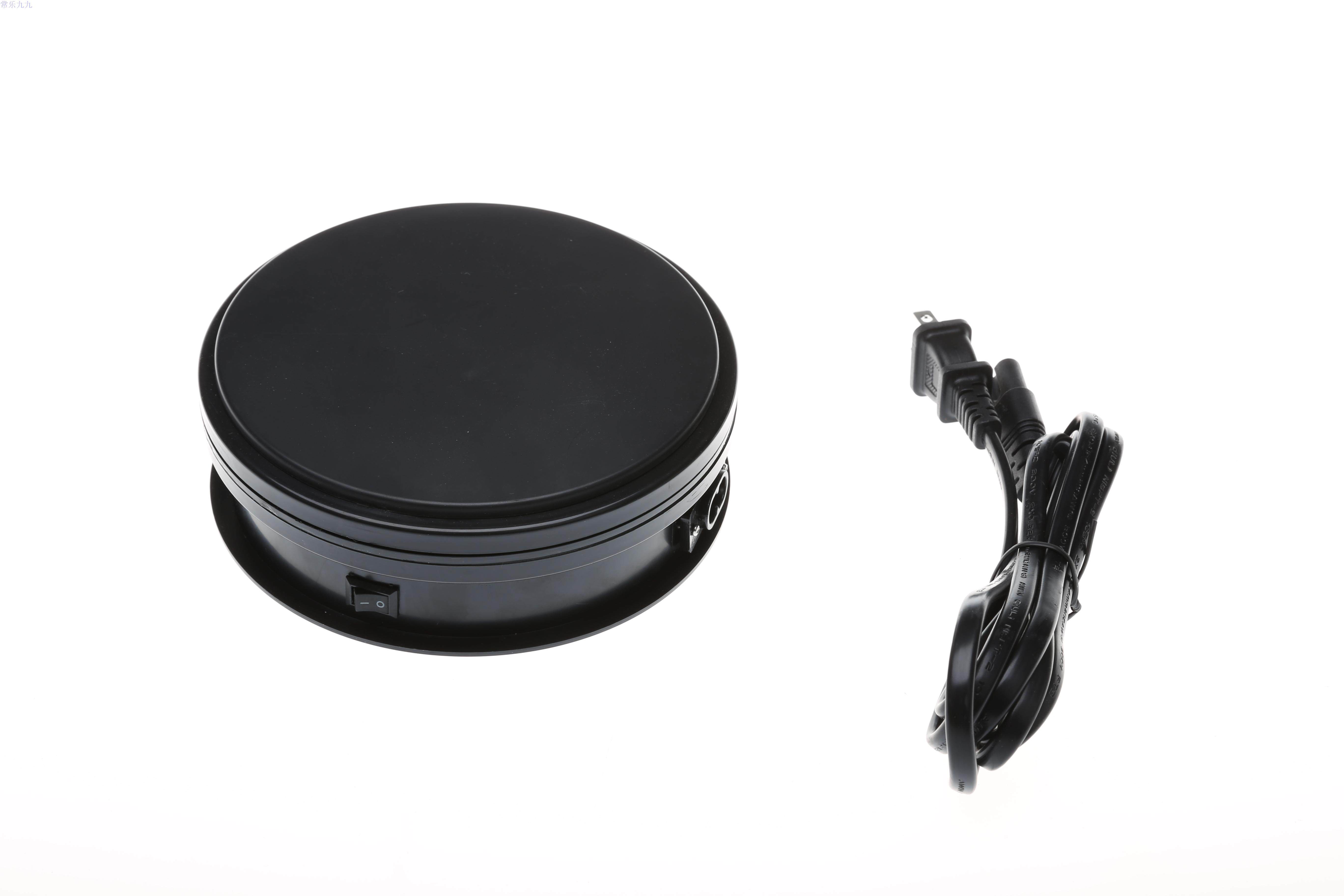 15cm视频电动自动转盘360度拍摄旋转小展示台静物拍摄摄影旋转台