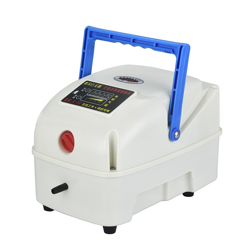 增氧机钓鱼充电氧气泵鱼缸充氧泵大功率养鱼卖鱼交直流增氧泵