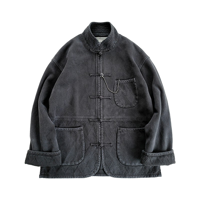 西里布全棉剑道复古中式立领外套 唐装汉服中国风 非porterclassi