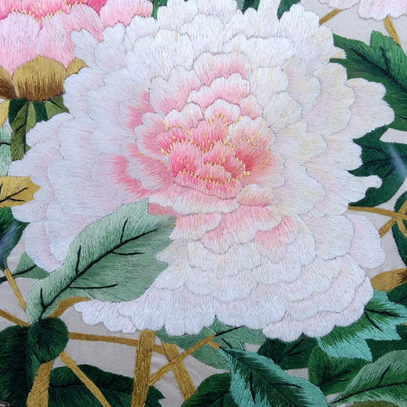 金吴针手工苏州刺绣苏绣成品挂画卧室餐厅玄关苏绣