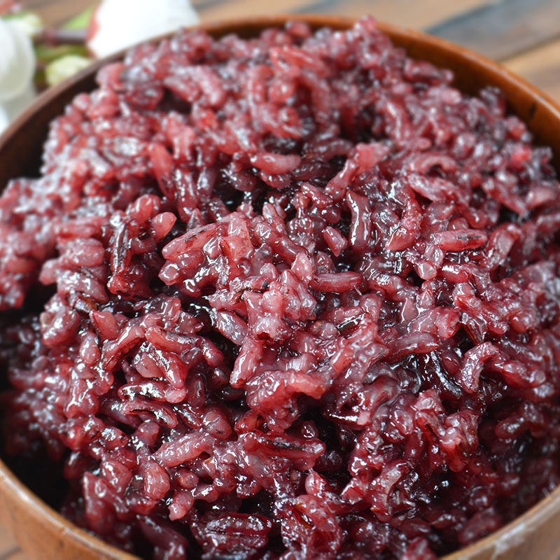 糯米云南紫米新鲜紫糯米粥500g农家自产非黑糯米