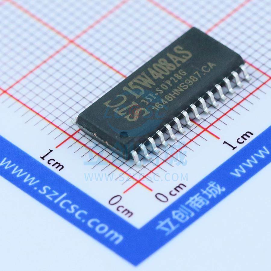 处理器原装全新stc15w408as35isop28微控控制器mcu直拍芯片
