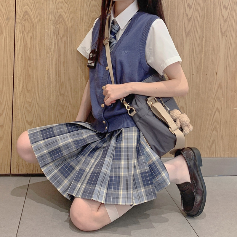 青野jk制服裙缝套装全套日系兔姬学生校供格学生校服