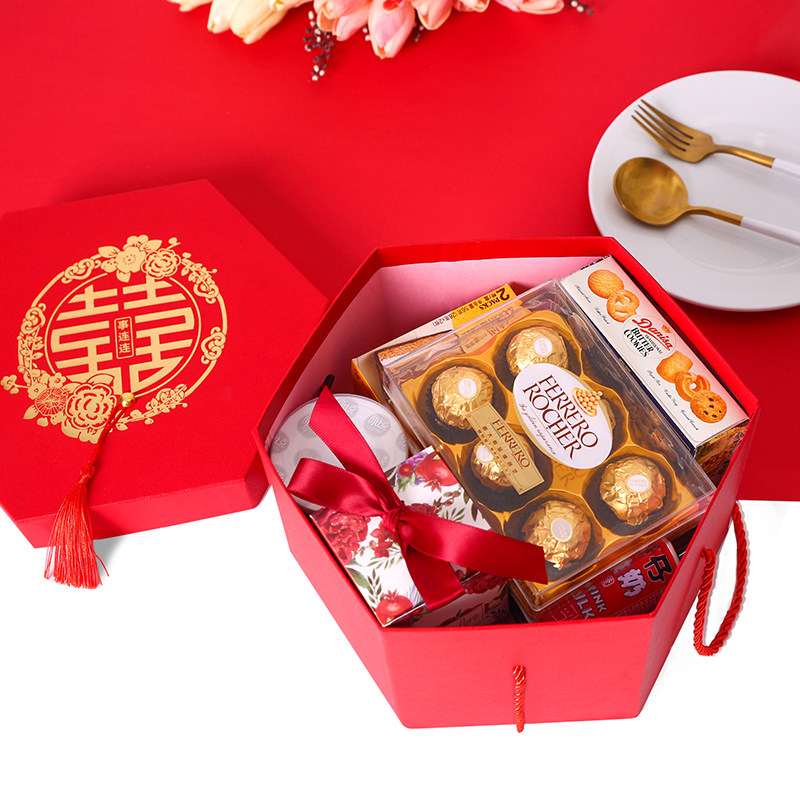 结婚回礼订婚伴娘伴手婚礼高档喜糖伴郎礼盒喜糖