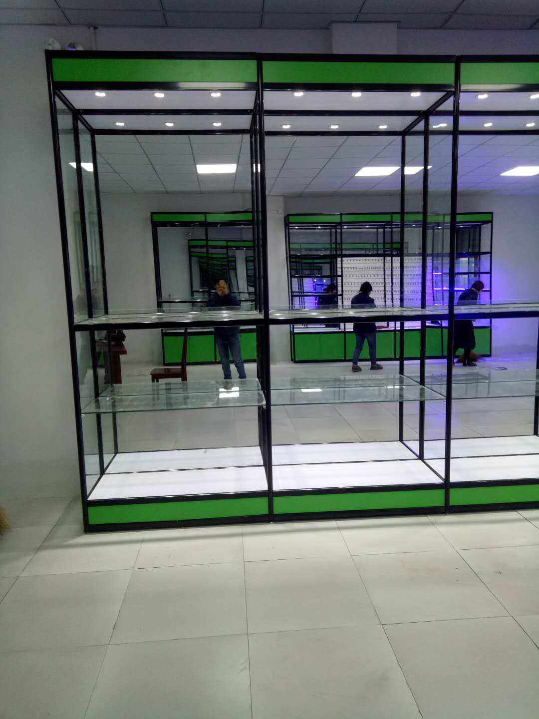 渔具店货架鱼竿展示架鱼饵钓饵挂件柜钓具用品柜台鱼漂渔轮展示柜