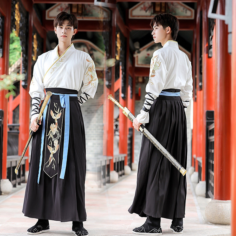 古装侠客原创汉服男仙气古风学生霸气气大公子民族服装