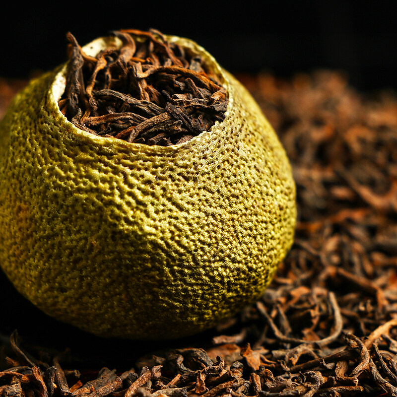 130颗正宗新会10年小青柑普洱茶熟茶1000g陈皮茶特级柑普茶叶礼盒