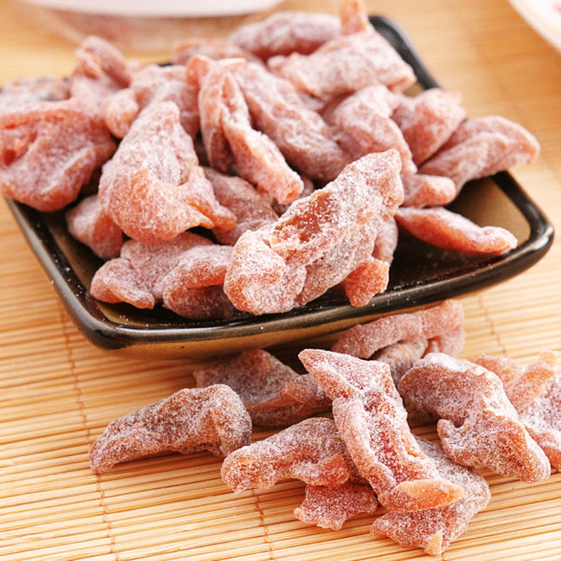 5袋包邮华味盐津桃肉150g桃干桃片话梅蜜饯桃干