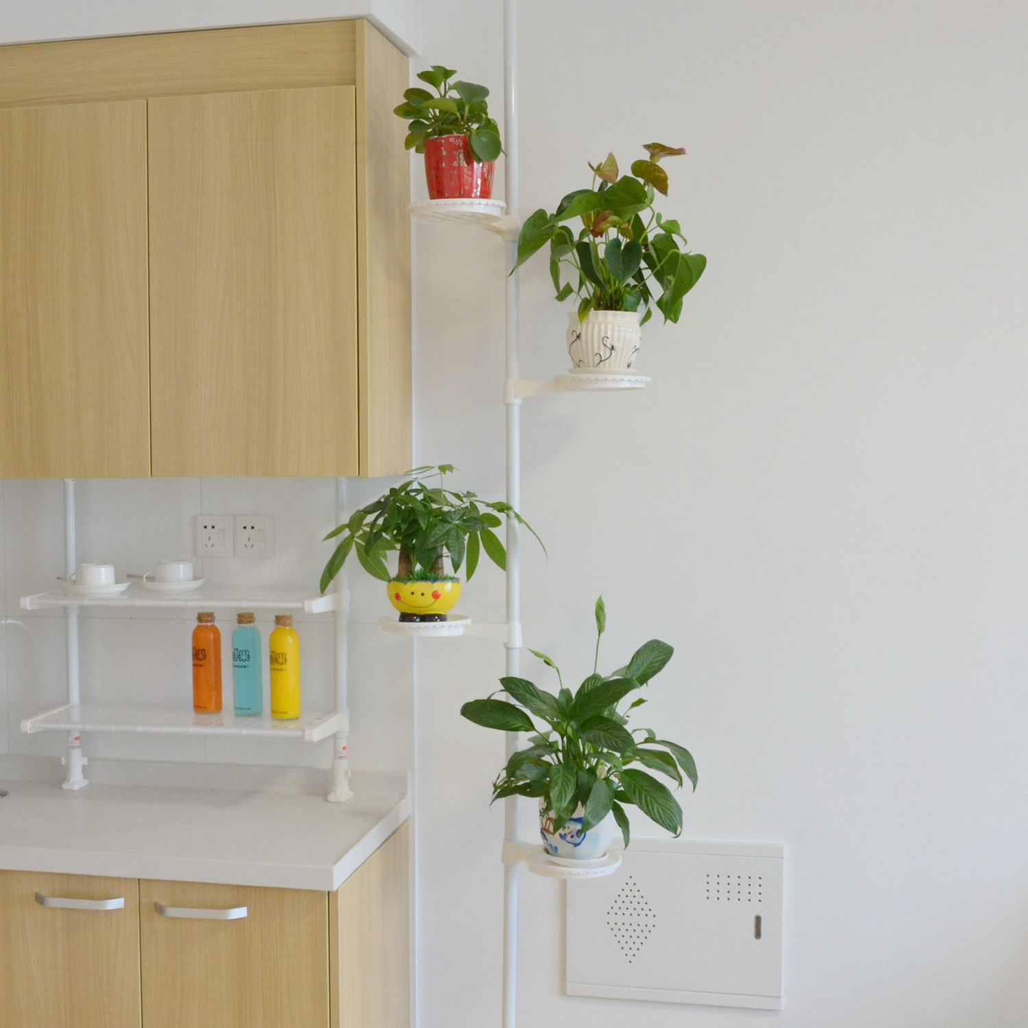 花架阳台顶天立地多层客厅玄关转角落地简约花架子整理架