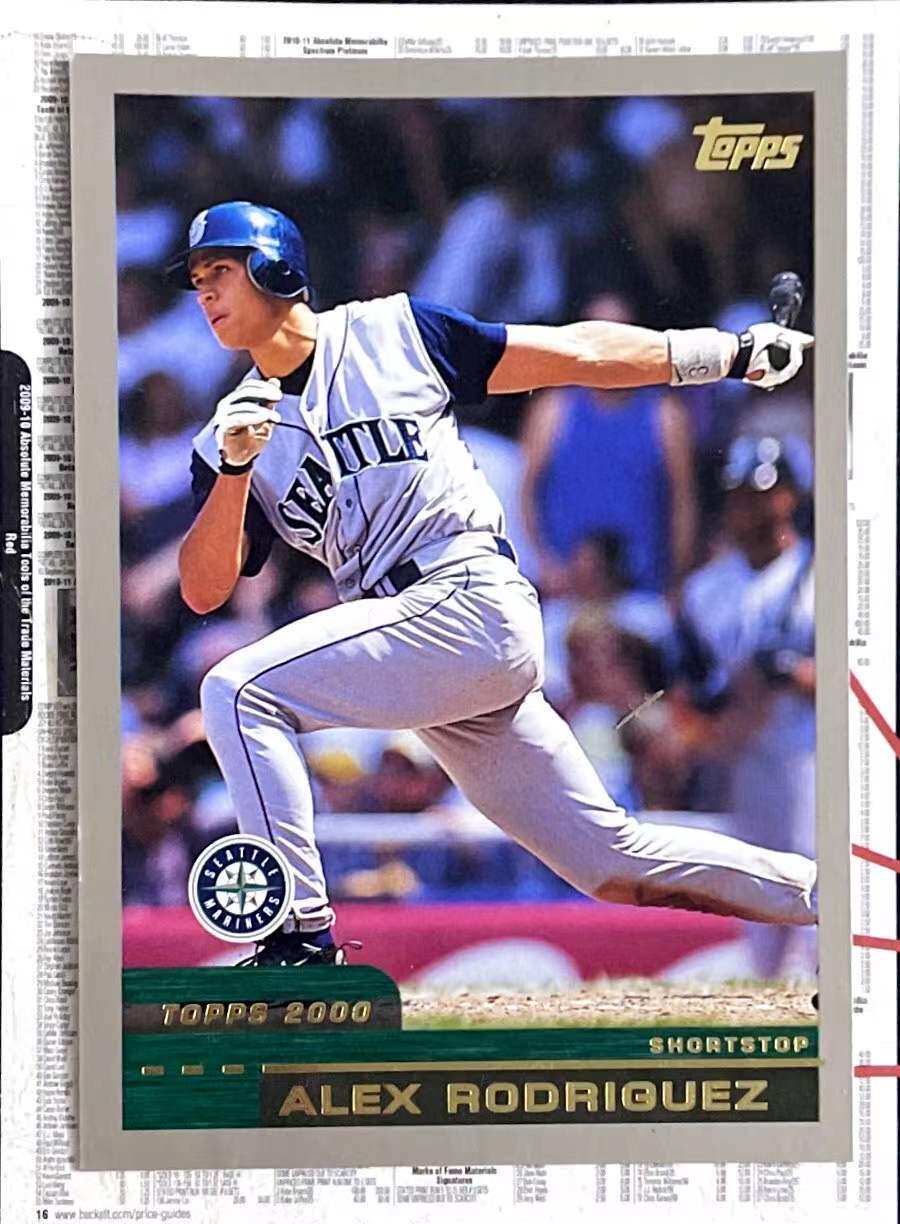 大尺寸棒球球星卡toppsjonesrodriguez普特卡新秀卡