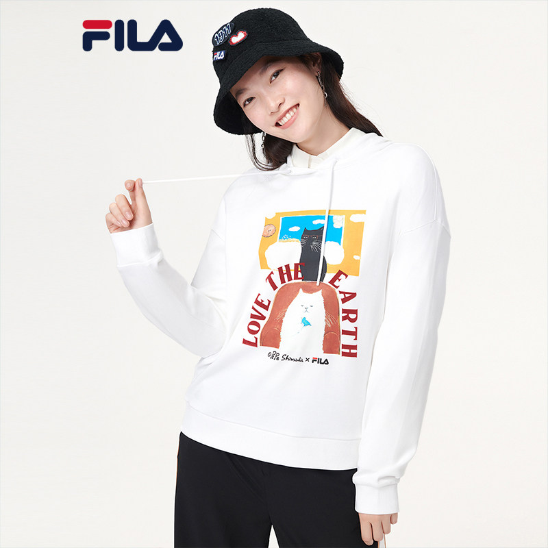 张艺兴力荐filapepeshimada斐乐女子连帽卫衣2021运动卫衣