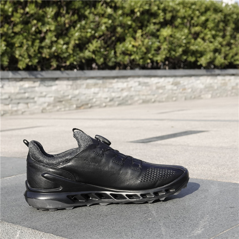 ecco爱步男鞋新款自动锁扣高尔夫球鞋健步透氧时尚休闲鞋