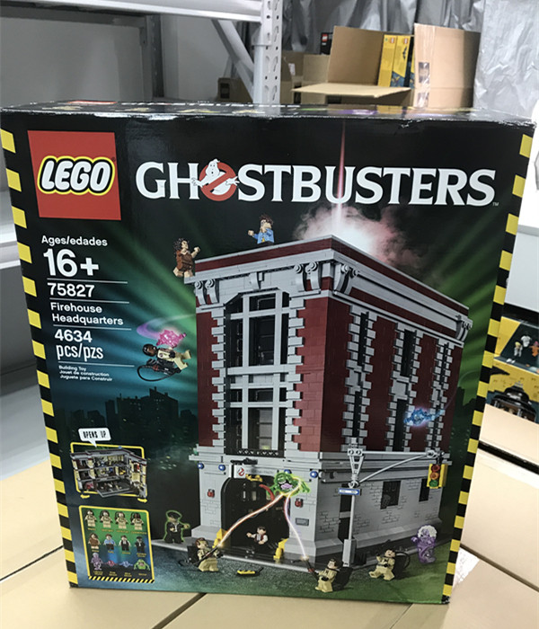正品乐高lego2016新款75827捉鬼敢死队消防总局建构