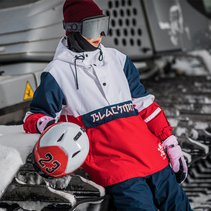 滑雪服男女情侣套装加绒防水单板双板日韩潮款锥腿防风保暖滑雪衣