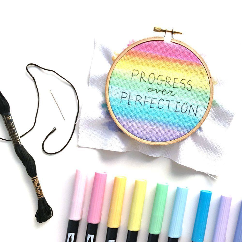 日本蜻蜓tombow双头设计用笔水彩笔花体英文字brush软毛笔96色abt