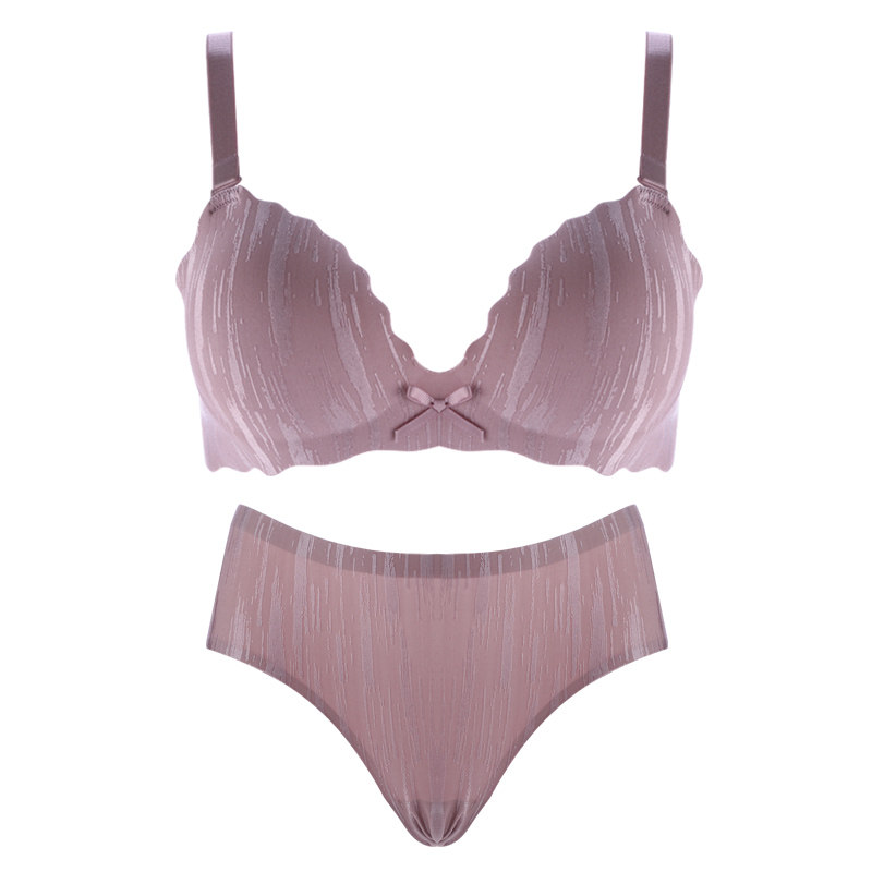 无痕内衣夏季聚拢光面一片片式上托新款2020文胸