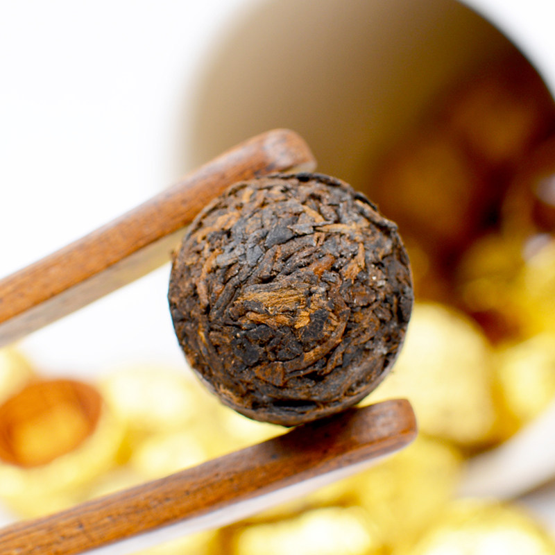 普洱茶熟茶小粒云南澜沧普皇陈年宫廷散装装小普洱