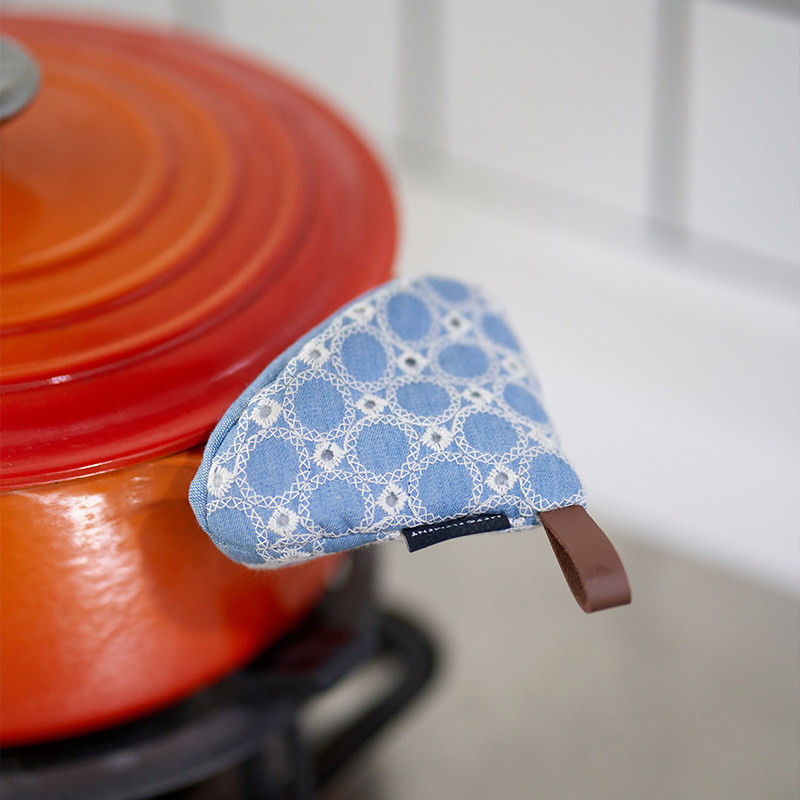 肆月纳兰 防烫锅盖帽 厨房隔热锅把手加厚耐高温手套铁锅耳朵专用