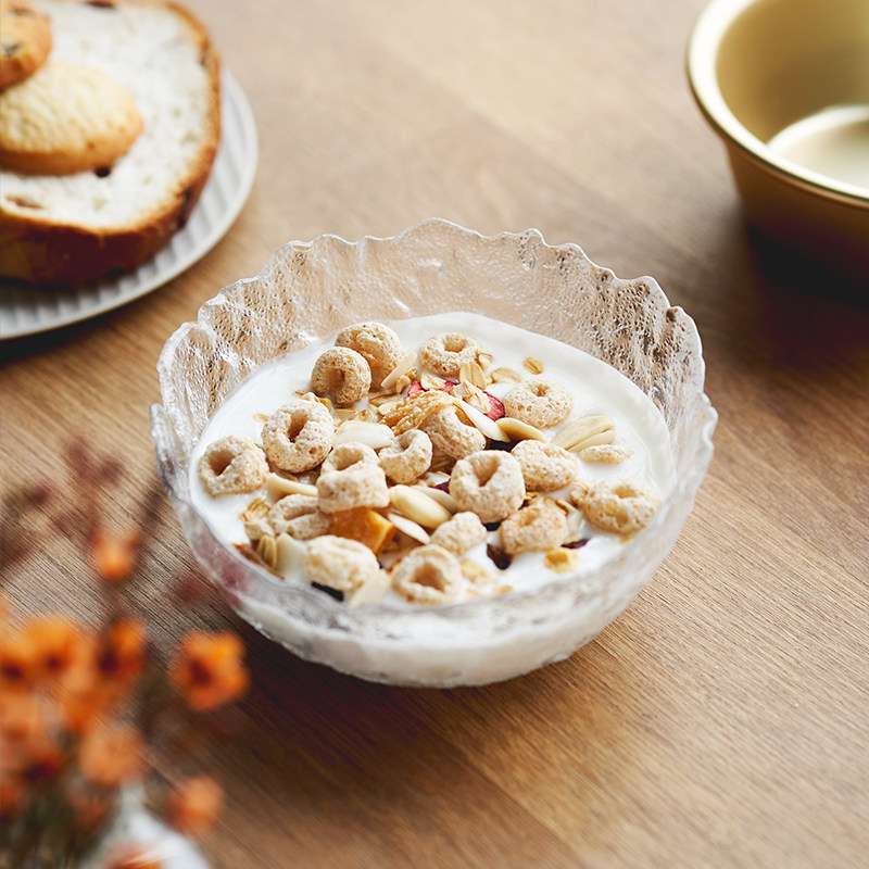 肆月冰露少女玻璃网红早餐元气酸奶水果燕麦碗