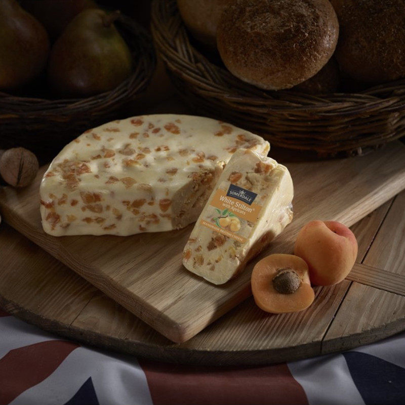 奶酪英国进口斯蒂尔顿果味白奶酪whitestiltonpdo1kg再制奶酪