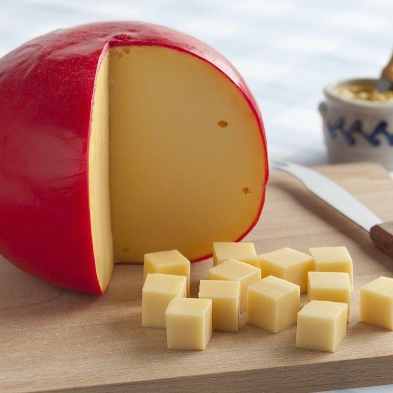 奶酪荷兰进口总统伊顿干酪红波edam即食19公斤再制奶酪