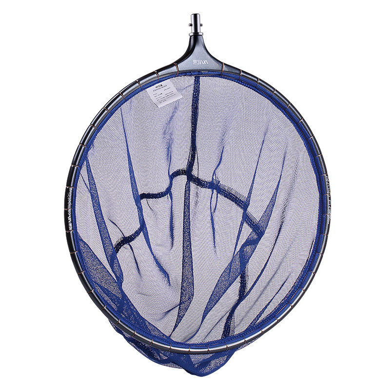 炫鲨鱼网用品钓鱼挂钩网兜碳素速干沾水不沾抄网头