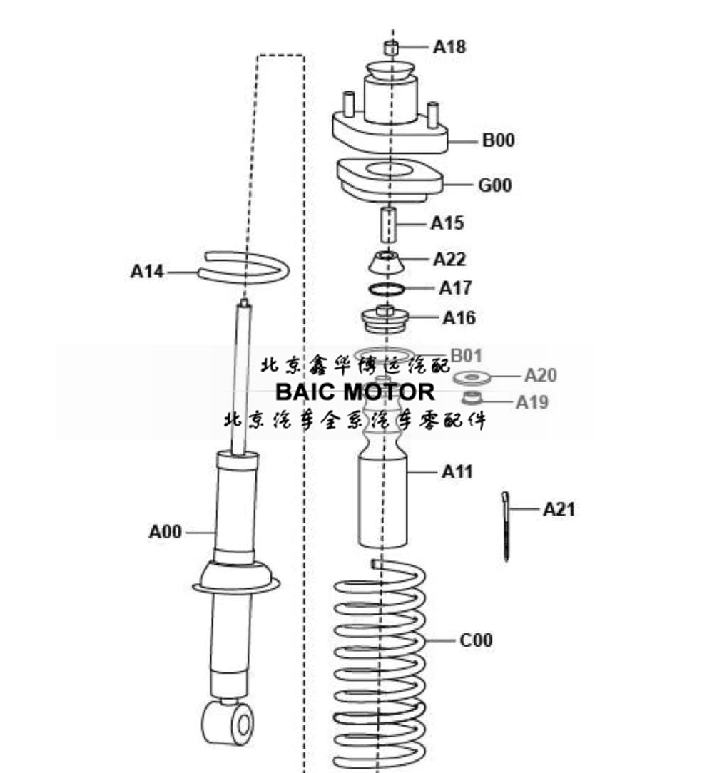 空气减震器原理示意图图片