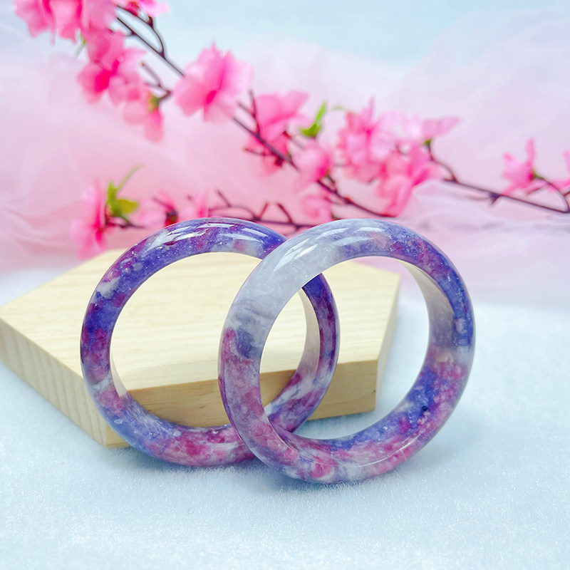 梅花碧玺手镯手镯