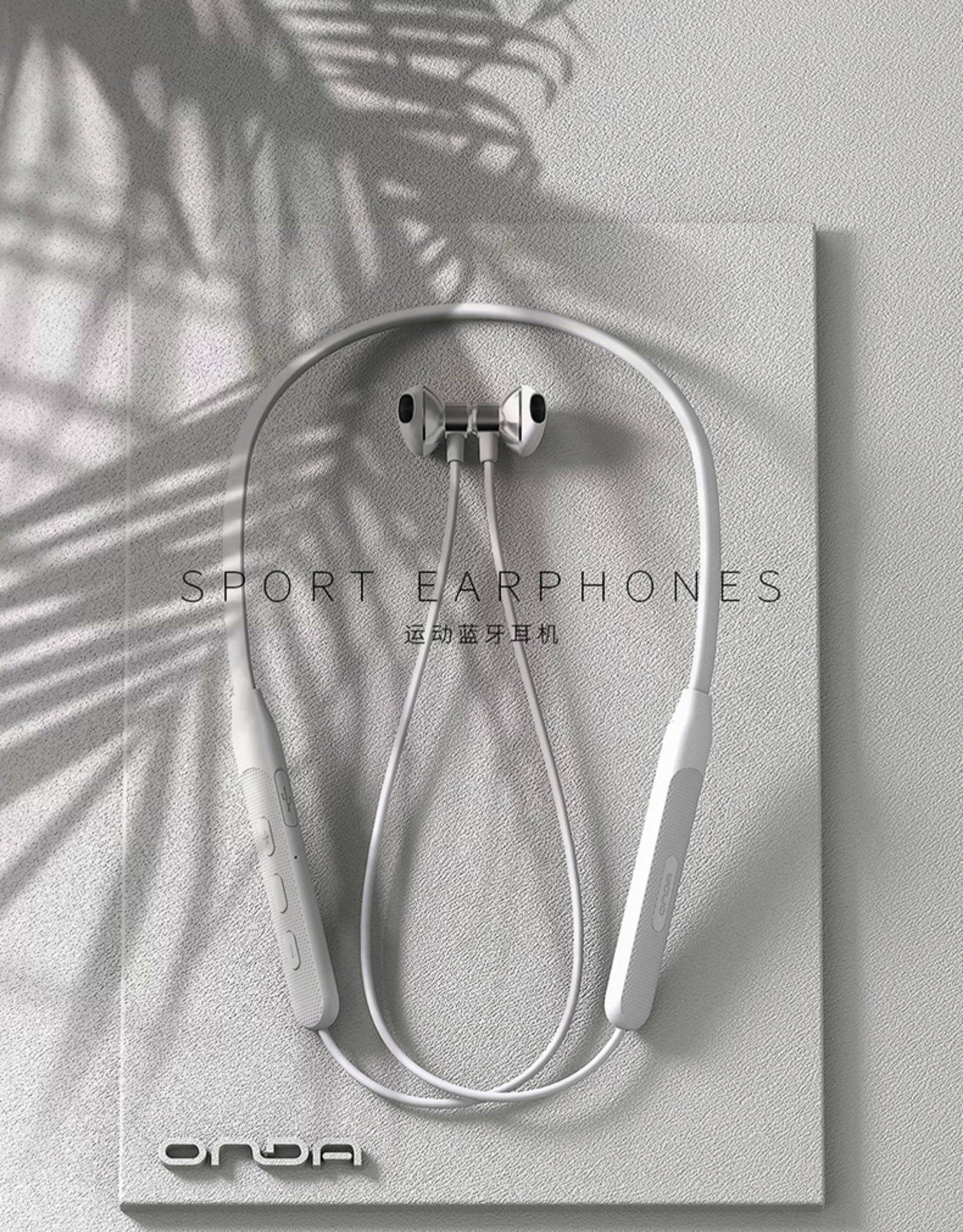 onda昂达ly11蓝牙耳机挂脖入耳高端音质运动跑步蓝牙耳机