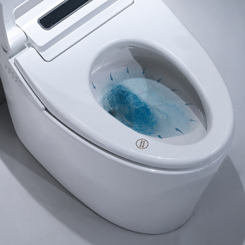 亚陶卫浴智能马桶一体式全自动脚踢冲水简易坐便器一体智能坐便器
