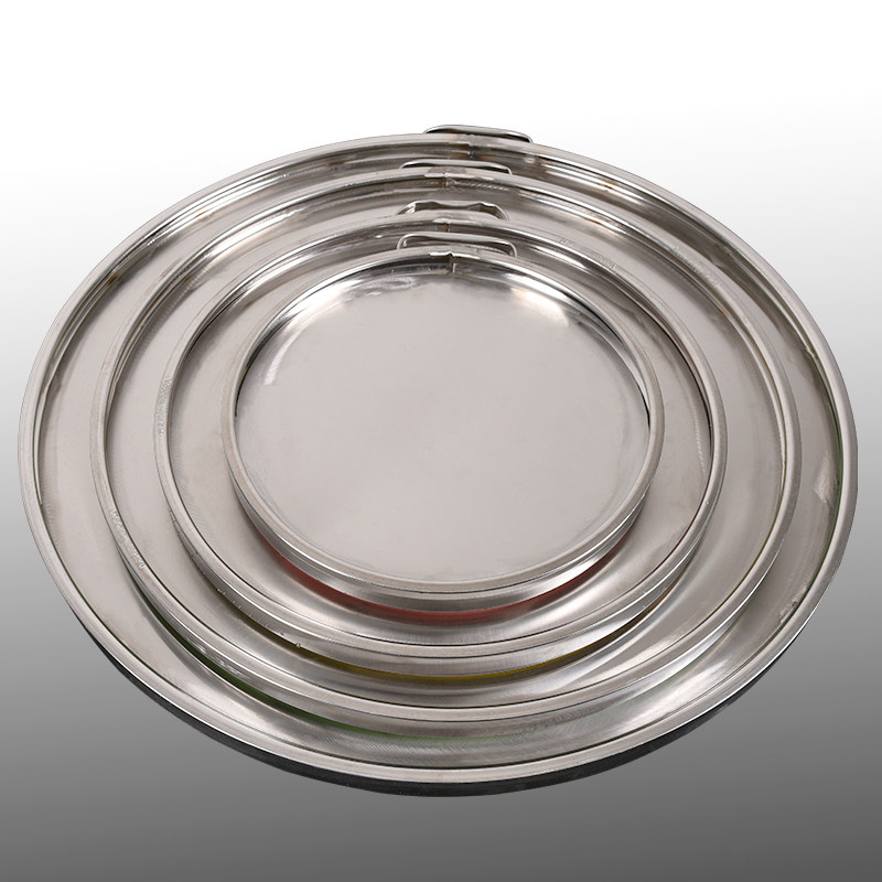 陀螺底盘托盘加厚大号不锈钢成人老年金属陀螺