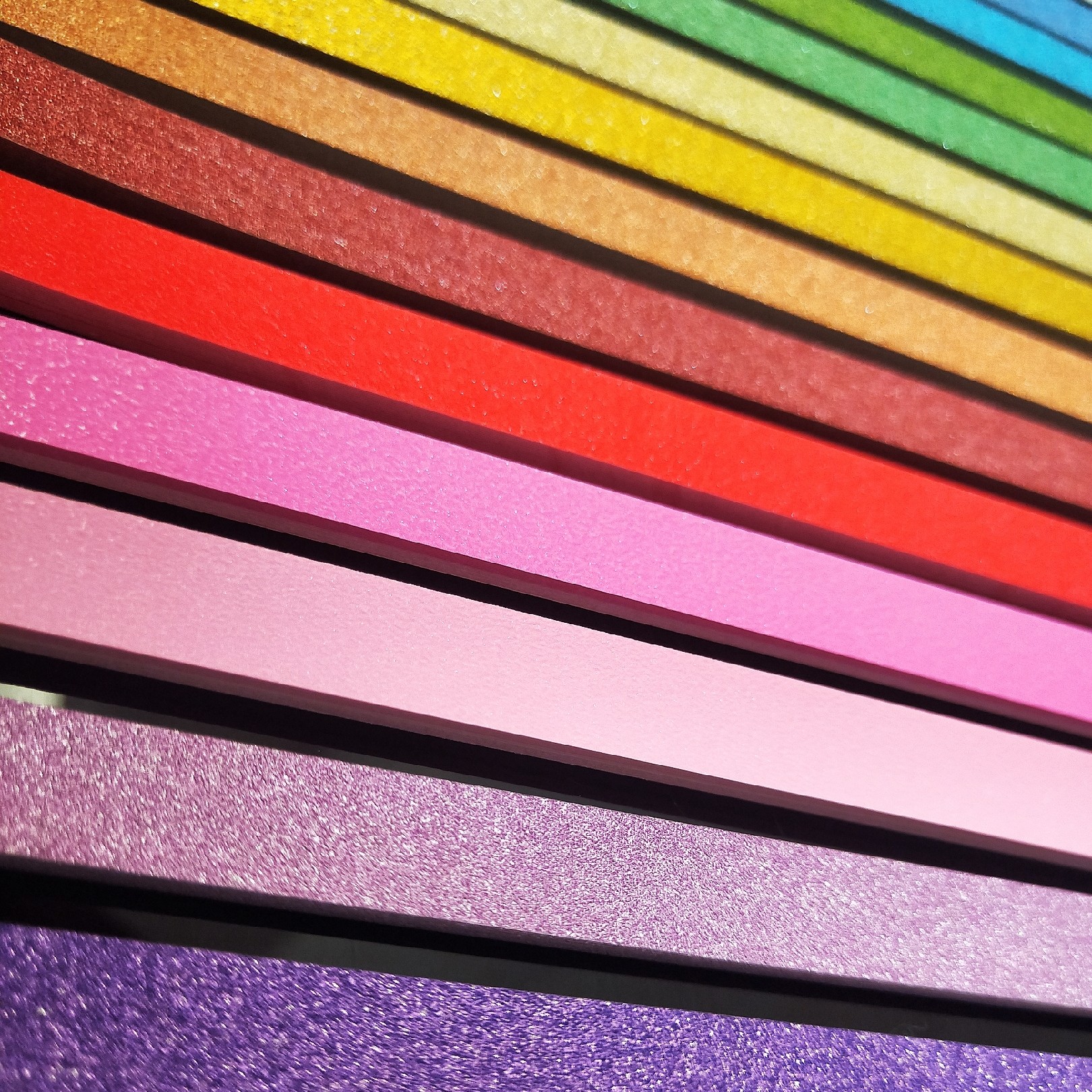 星星闪粉纸包幸运星磨砂长条纸闪手工幸运星