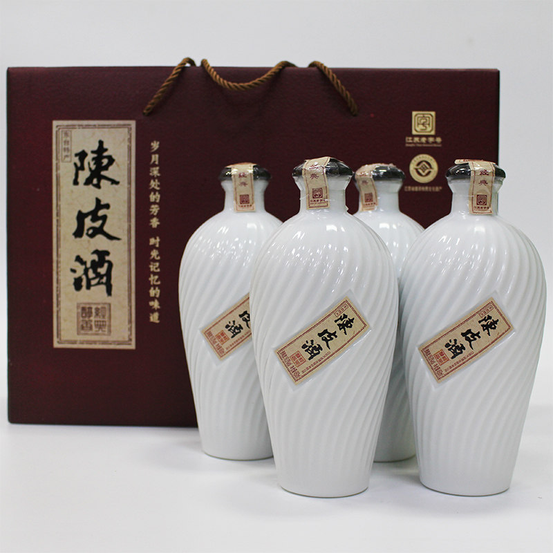 东台特产陈皮450ml4瓶江苏老字号鹤兴醇香经典传统黄酒