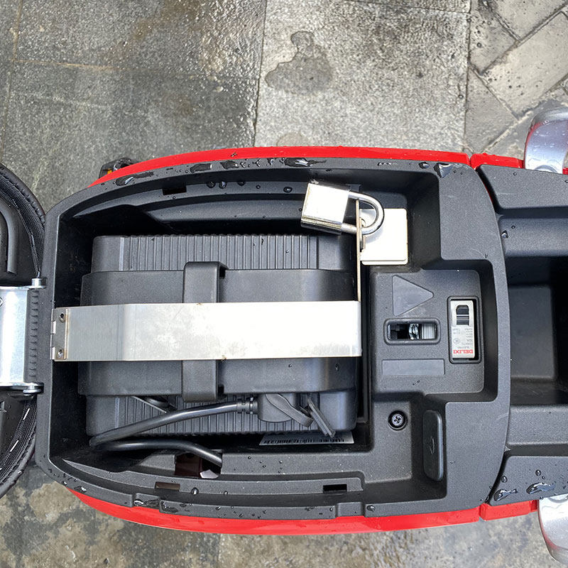 专用雅迪de3电动车防盗电池锁板电瓶车锂电池不锈钢更多电动车零