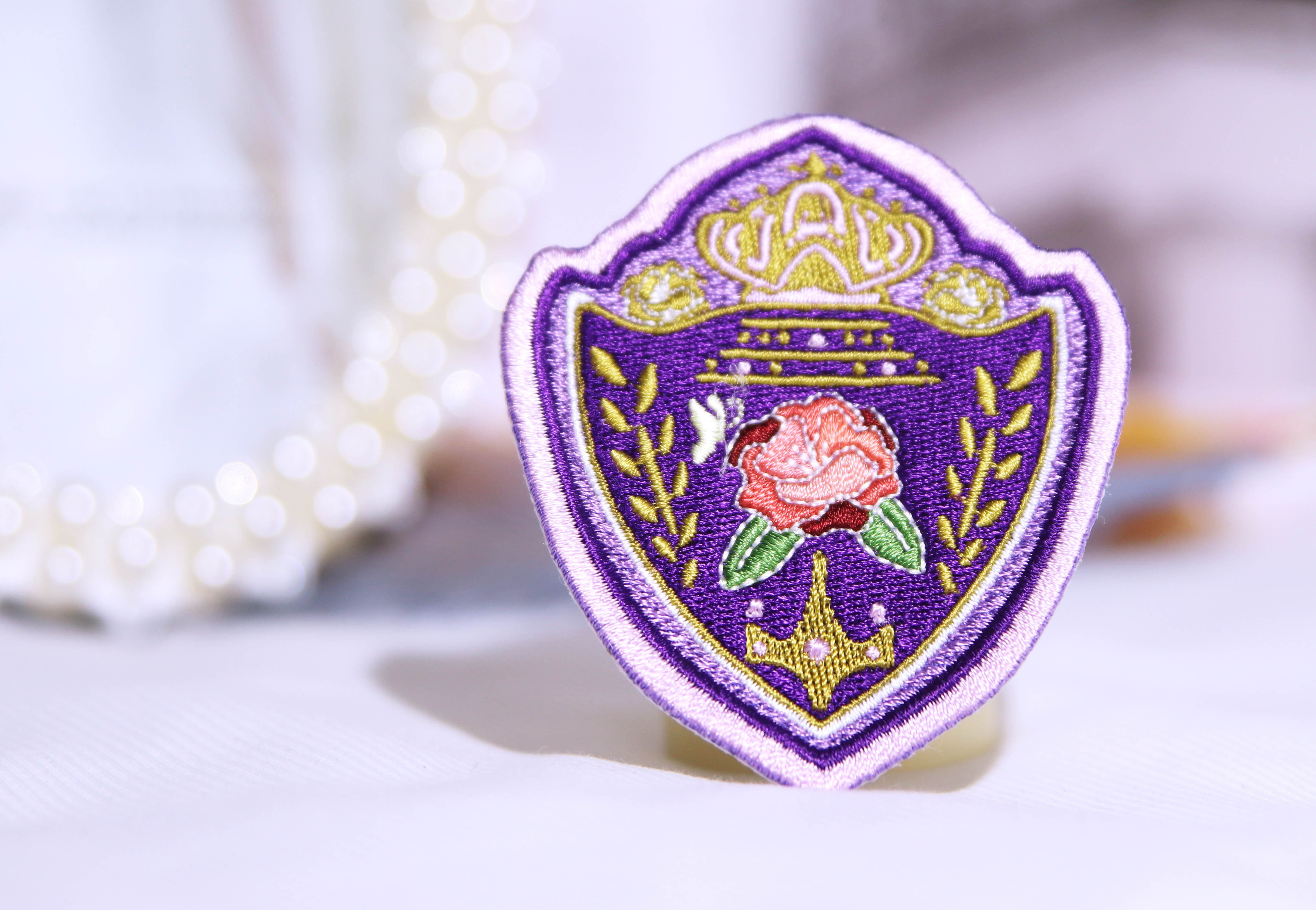 蔷薇誓约原创刺绣徽章现货无尽jk制服西服个性徽章