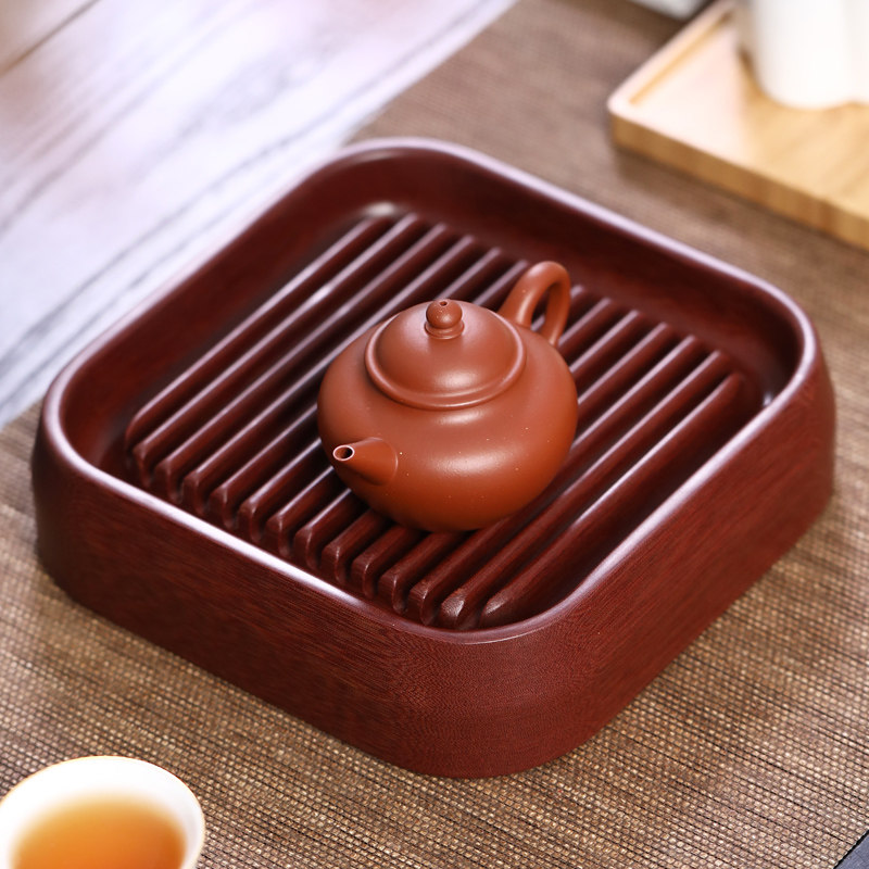 茶盘精致新款德国电木储水式单人小型号干泡茶盘