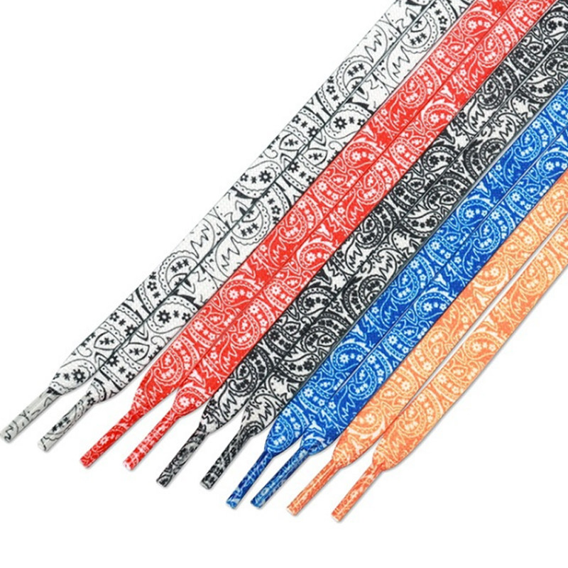 彩色腰果花鞋带绳适配aj1af1空军1号dunk欧文7匡威男女款cmfy时尚